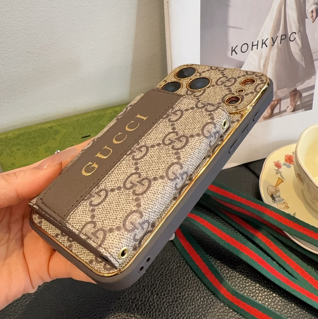Card Holder Case With Crossbody Lanyard