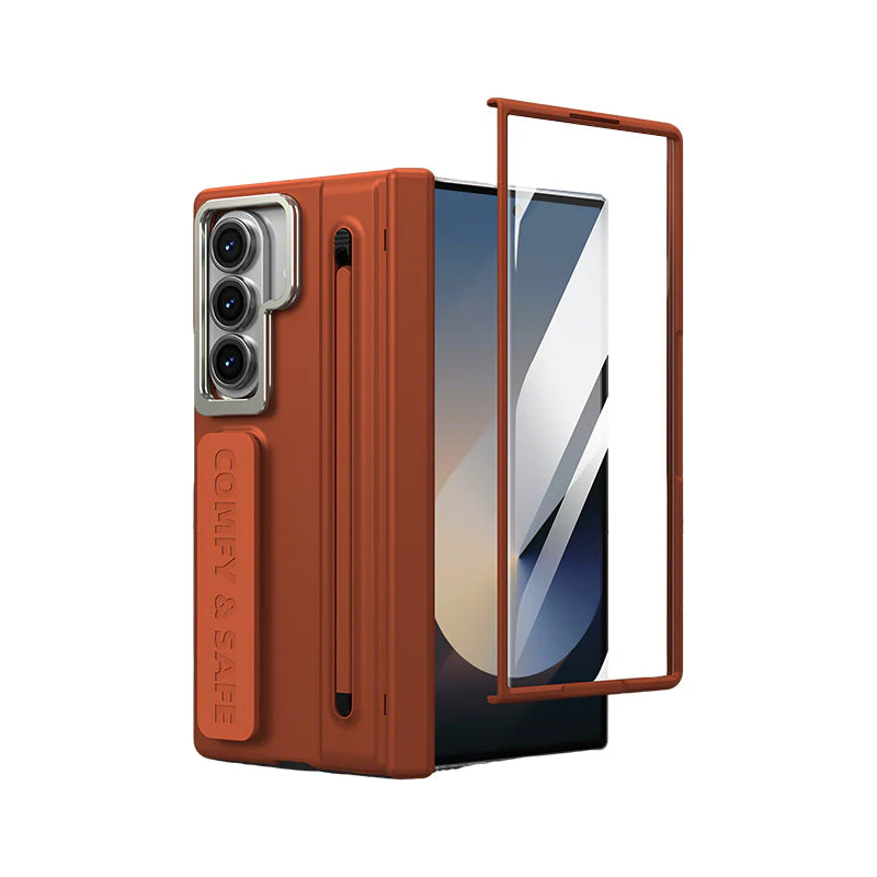 Premium Foldable Case with Built-in Stand & Pen Holder
