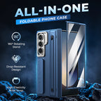Premium Foldable Case with Built-in Stand & Pen Holder