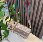 Card Holder Case With Crossbody Lanyard