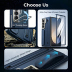 Premium Foldable Case with Built-in Stand & Pen Holder