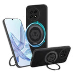 Faux Leather Case With Rotatable Kickstand