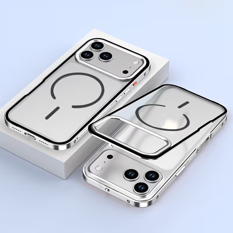 Magnetic Frosted Metal Case