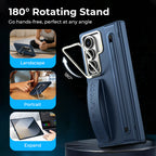 Premium Foldable Case with Built-in Stand & Pen Holder