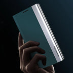PU Leather Side Window Flip Case