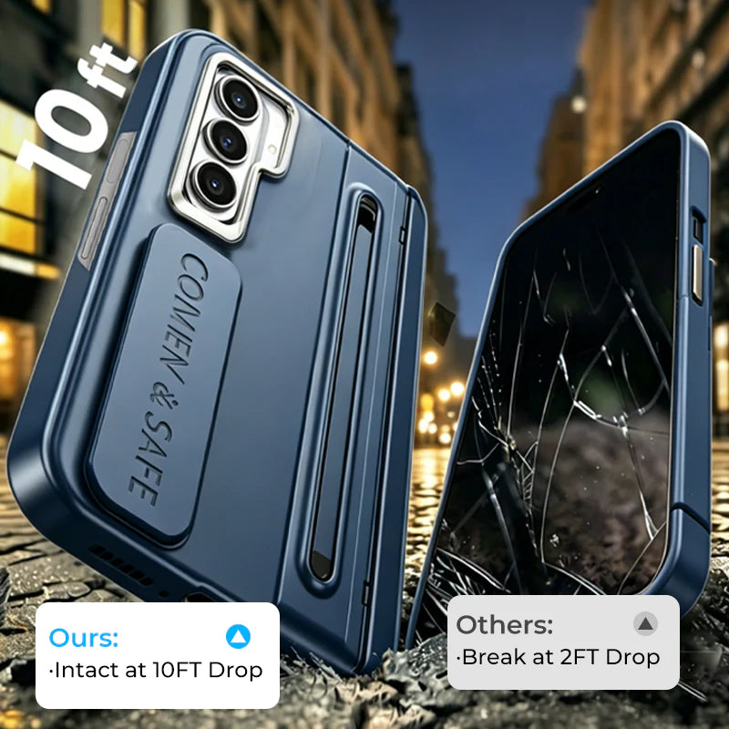 Premium Foldable Case with Built-in Stand & Pen Holder