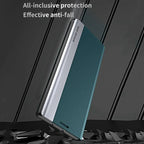PU Leather Side Window Flip Case