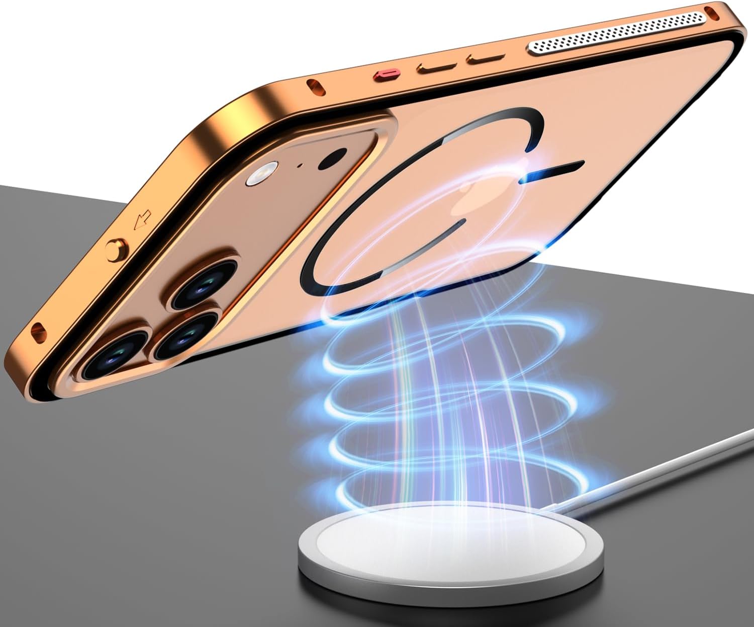 Magnetic Frosted Metal Case