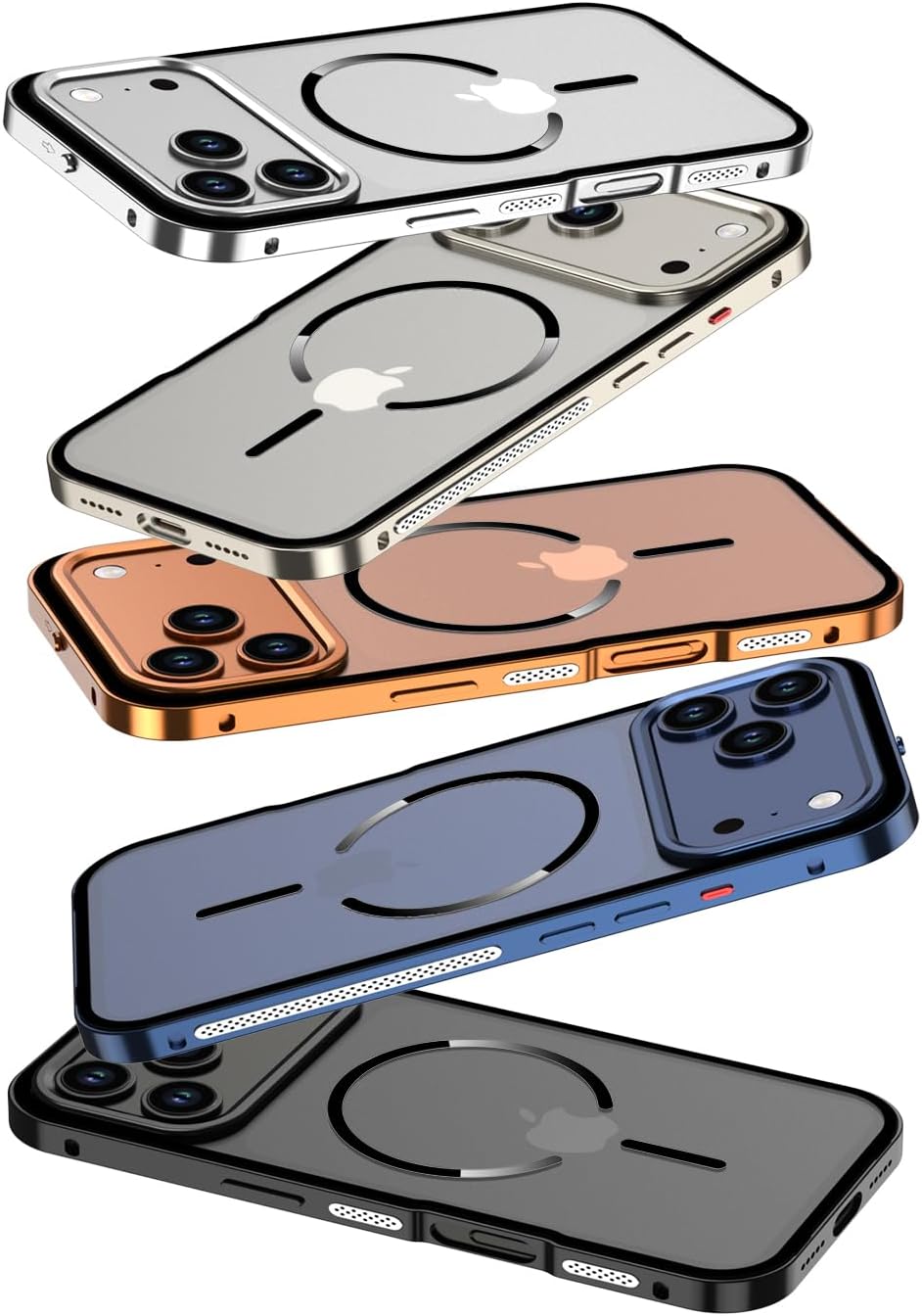 Magnetic Frosted Metal Case