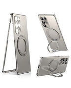 Galaxy S Series - Metal Case with 360° Rotating Ring Stand