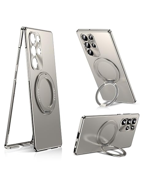 Galaxy S Series - Metal Case with 360° Rotating Ring Stand