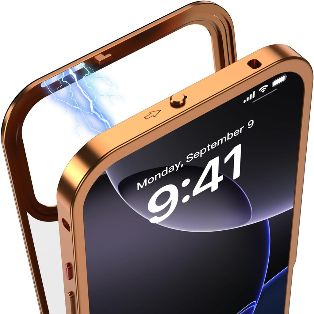 Magnetic Frosted Metal Case