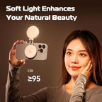 Magnetic Ring Stand With LED Light