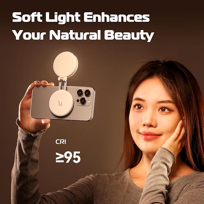 Magnetic Ring Stand With LED Light