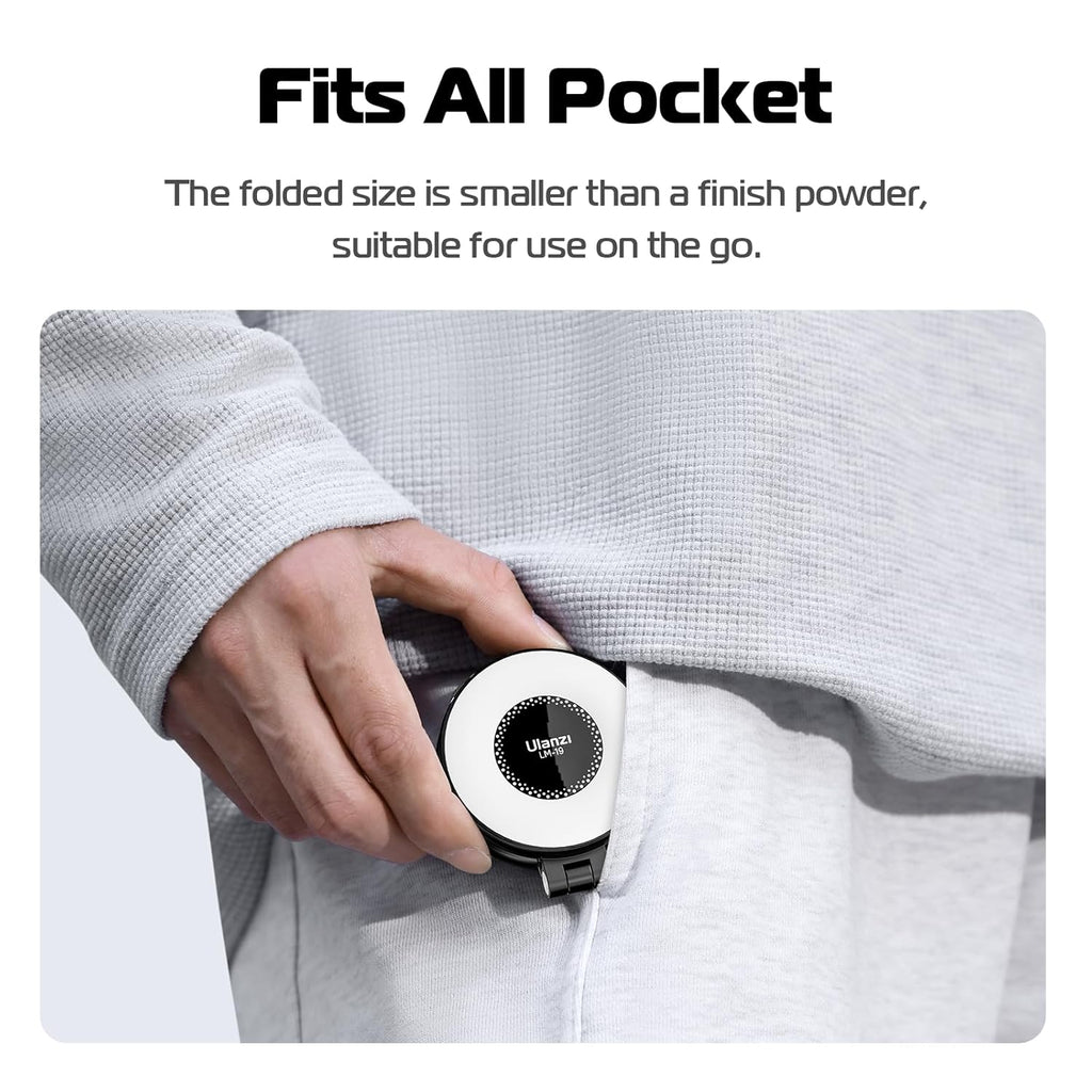 Magnetic Ring Stand With LED Light