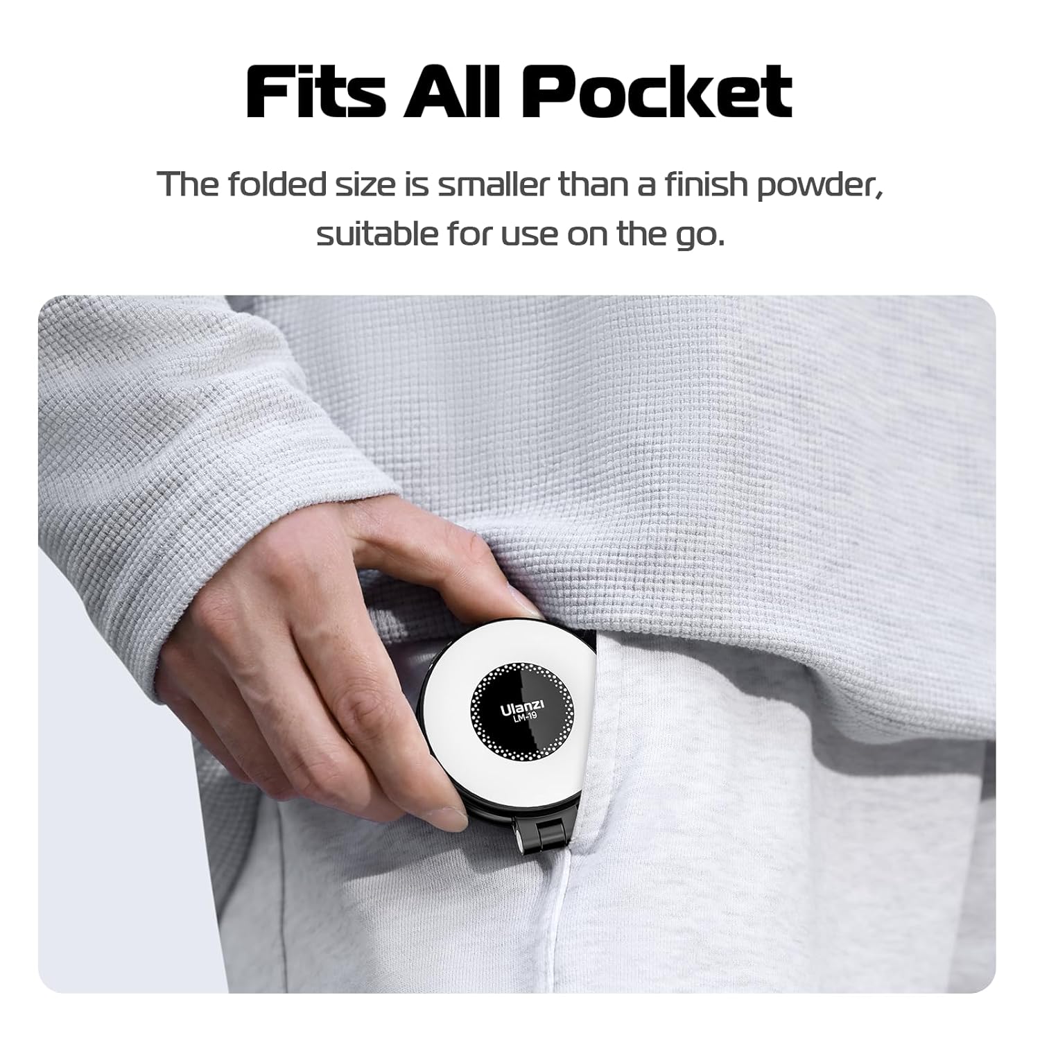 Magnetic Ring Stand With LED Light