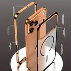 Magnetic Frosted Metal Case