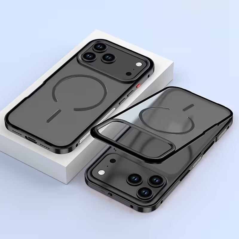 Magnetic Frosted Metal Case