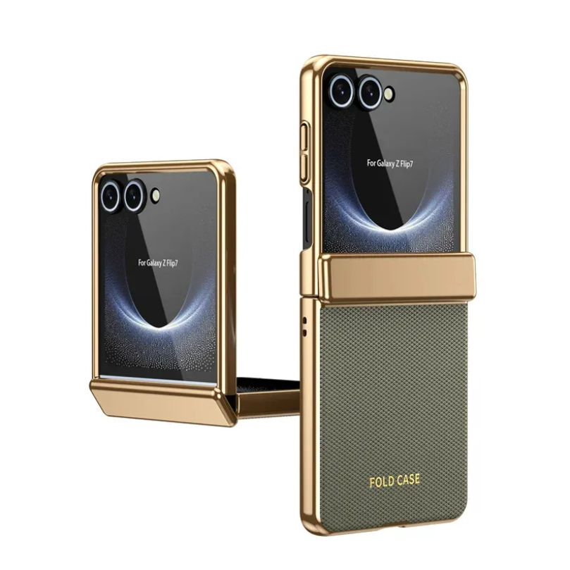 Golden Eclipse Flip Case