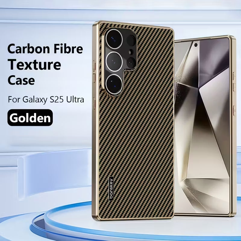 Carbon Fibre Drop -Proof Lens Case
