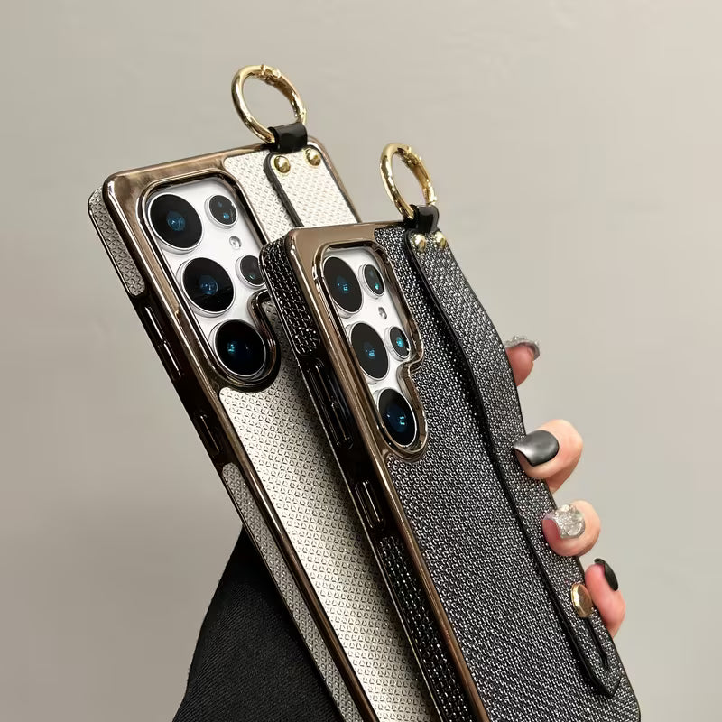 Glitter Plating Wristband Holder Case