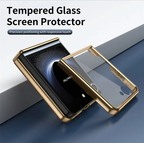 Golden Eclipse Flip Case