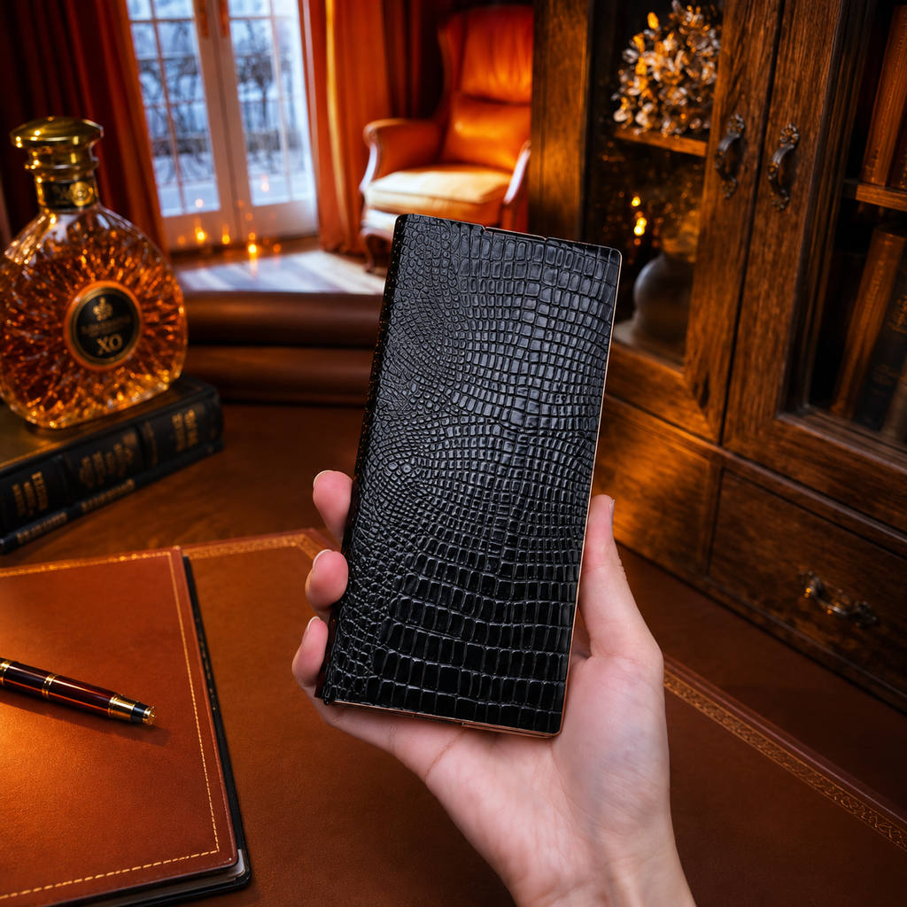 Noir Croc Elite Case