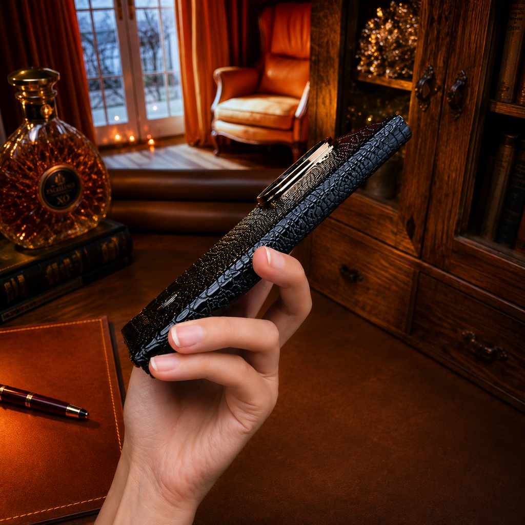 Noir Croc Elite Case