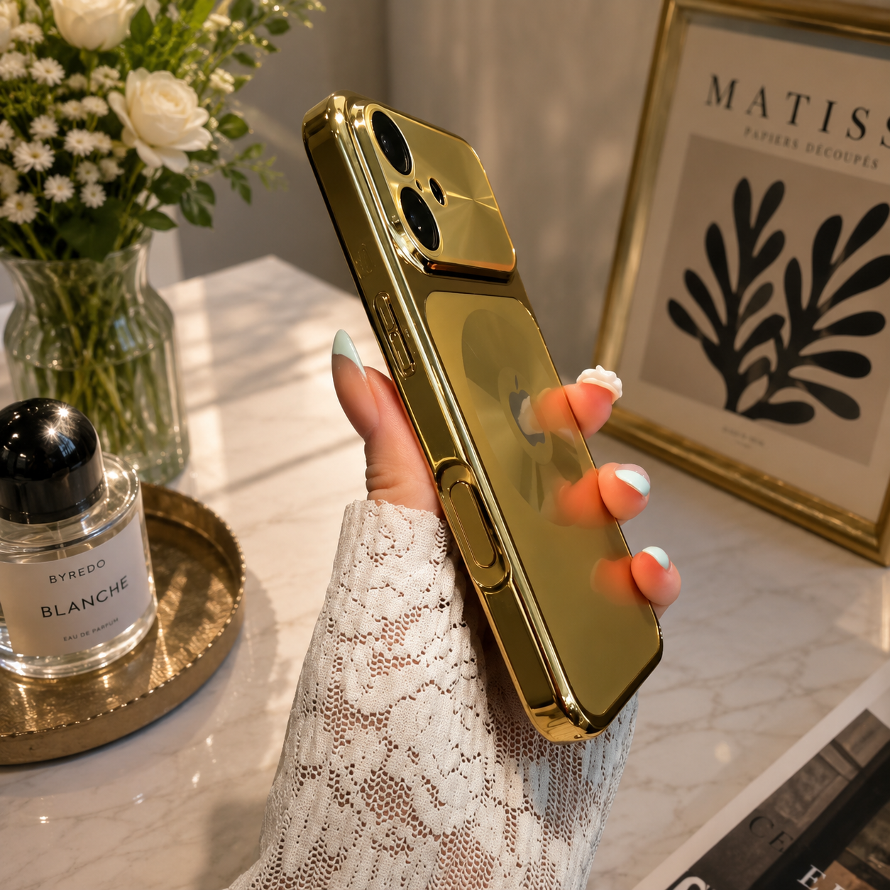 Gold Texture Orbit Case