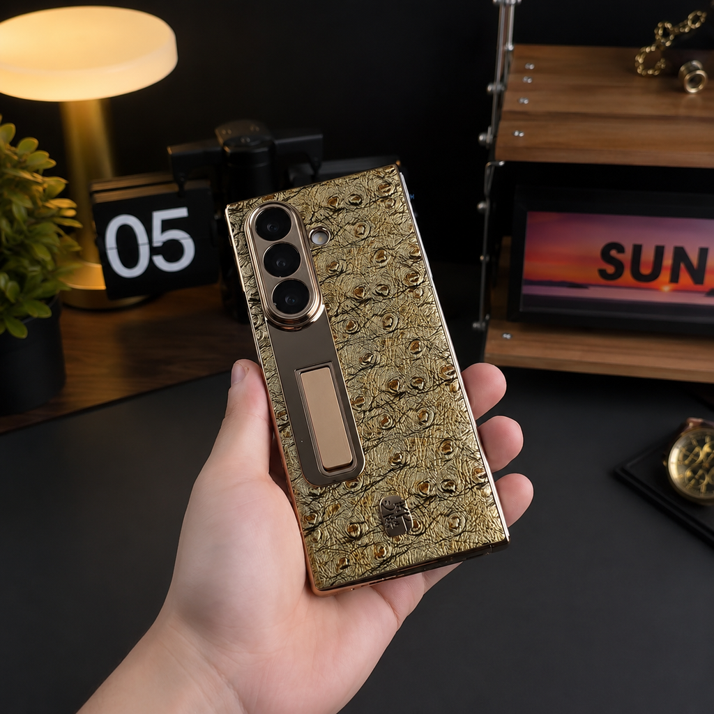 Golden Luxe Fold Armor Case