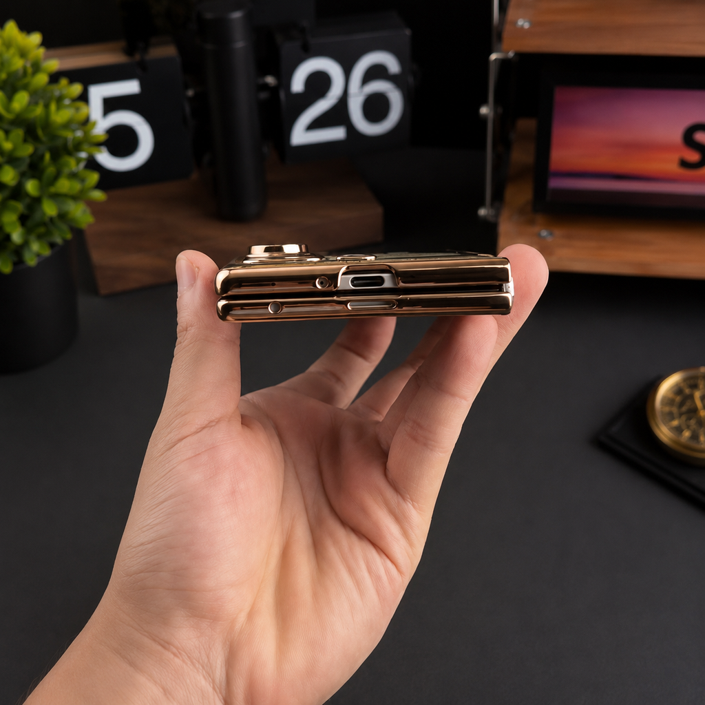 Golden Luxe Fold Armor Case