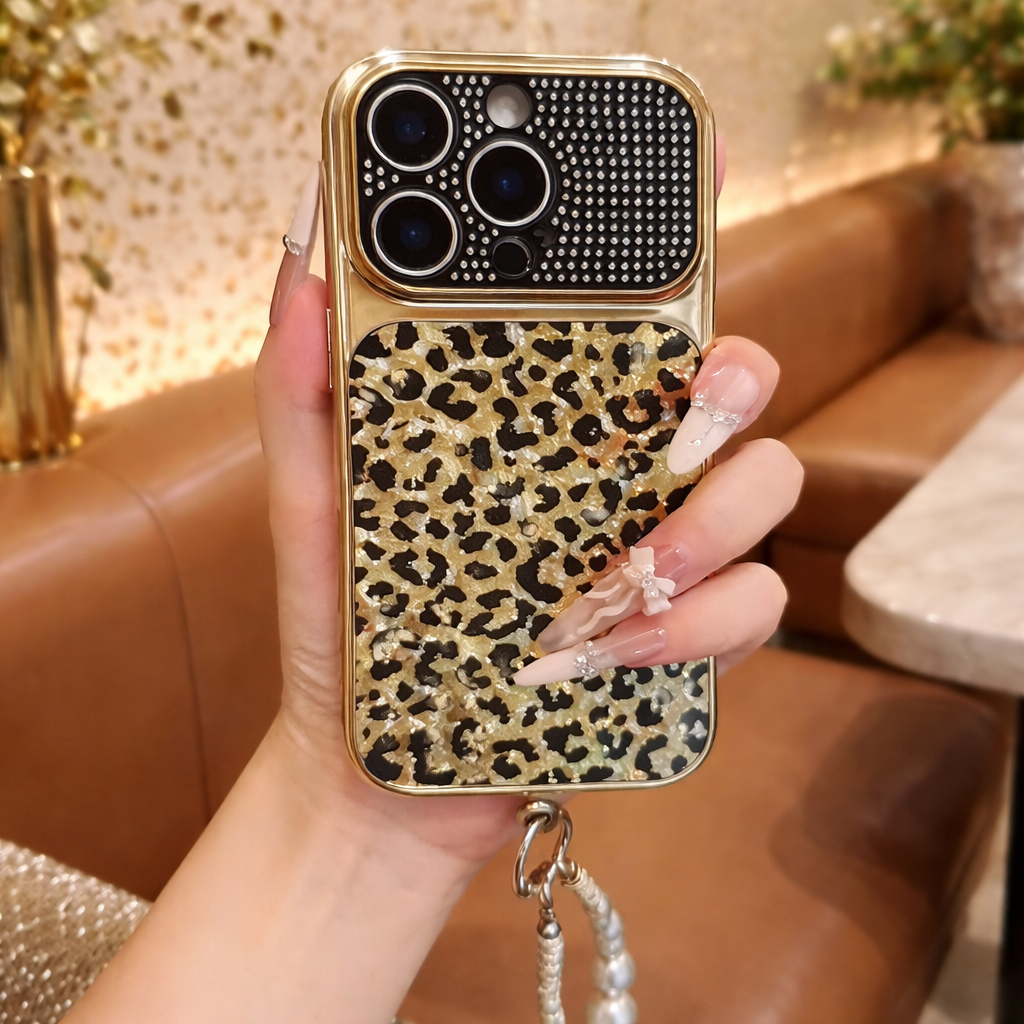 Golden Luxe Leopard Case