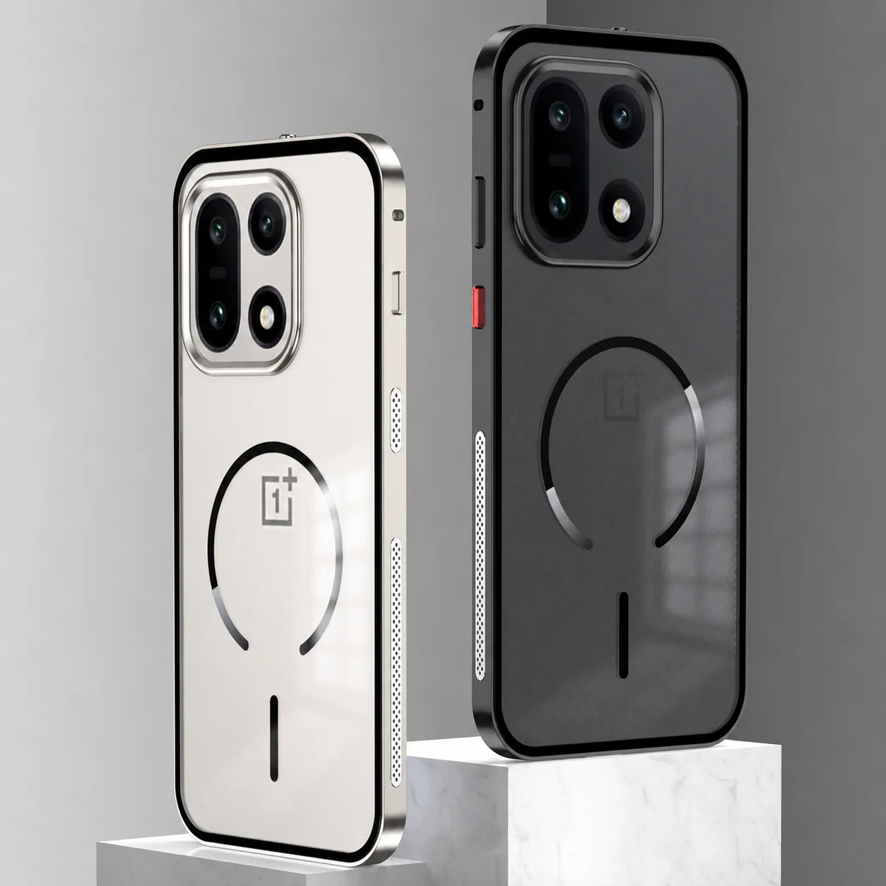 OnePlus - Metallic Frosted Luxury Bumper Case