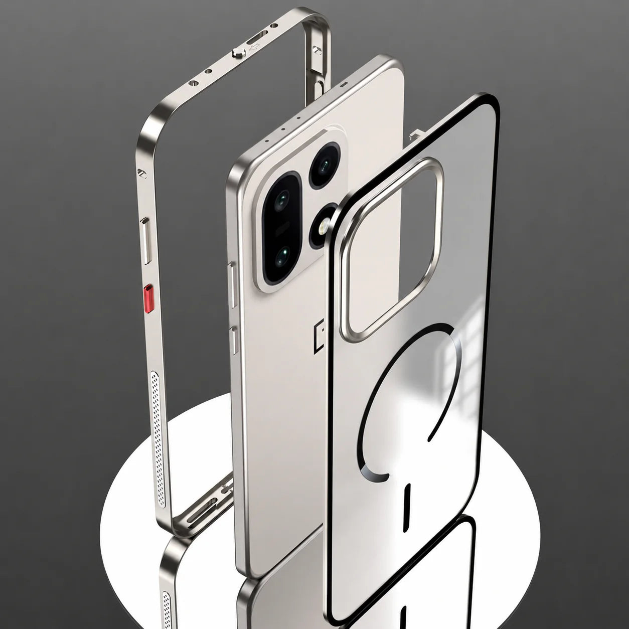 OnePlus - Metallic Frosted Luxury Bumper Case