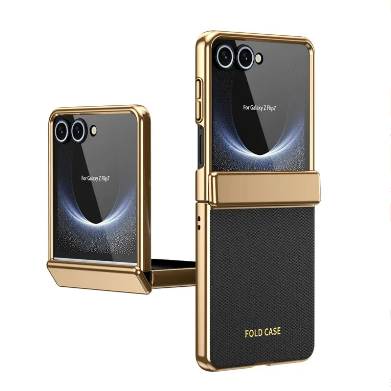 Golden Eclipse Flip Case