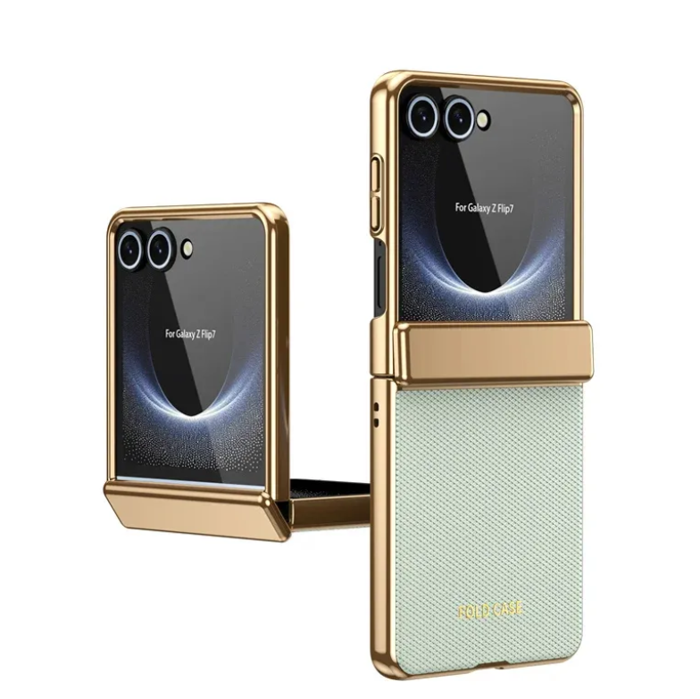 Golden Eclipse Flip Case