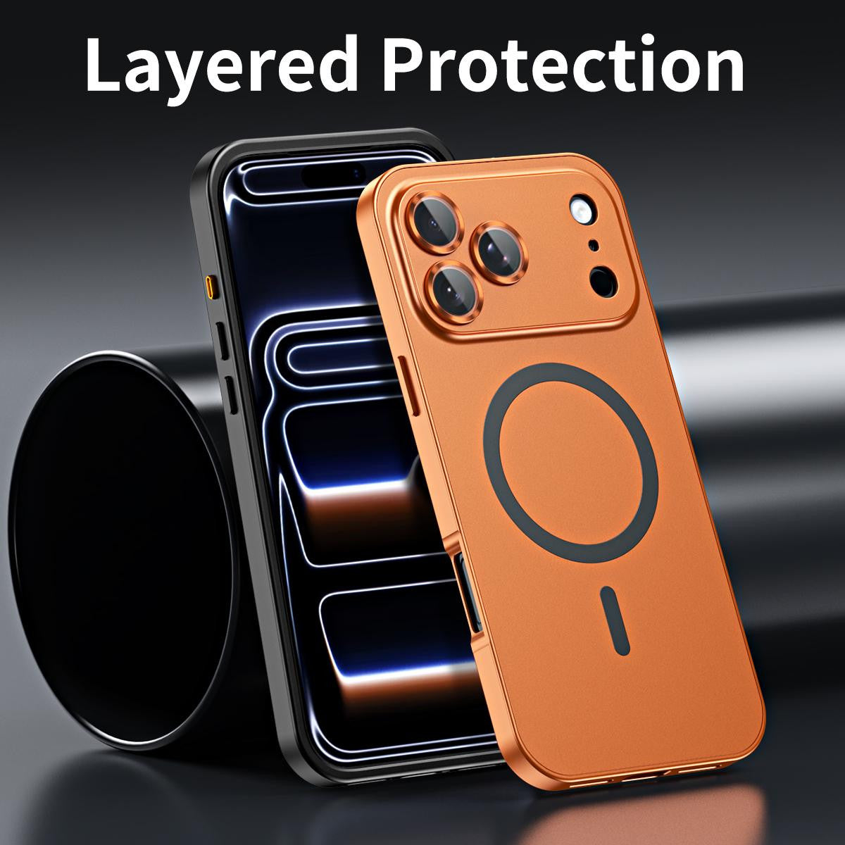 iPhone 17 Air - Spring Buckle Magnetic Metal Case