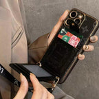 Leather Wallet Case With Sling