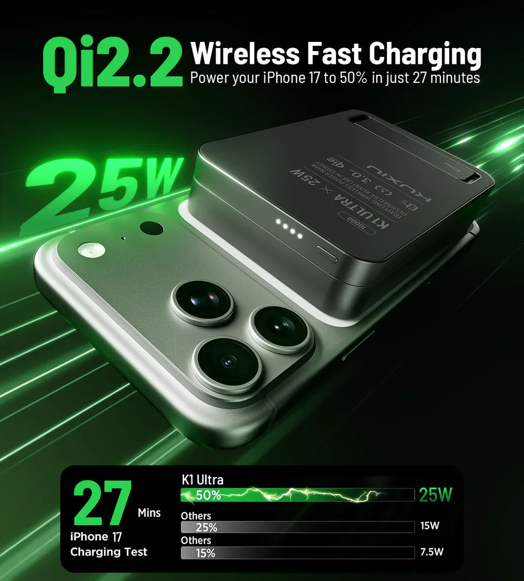 25W MagSafe Qi Power Bank