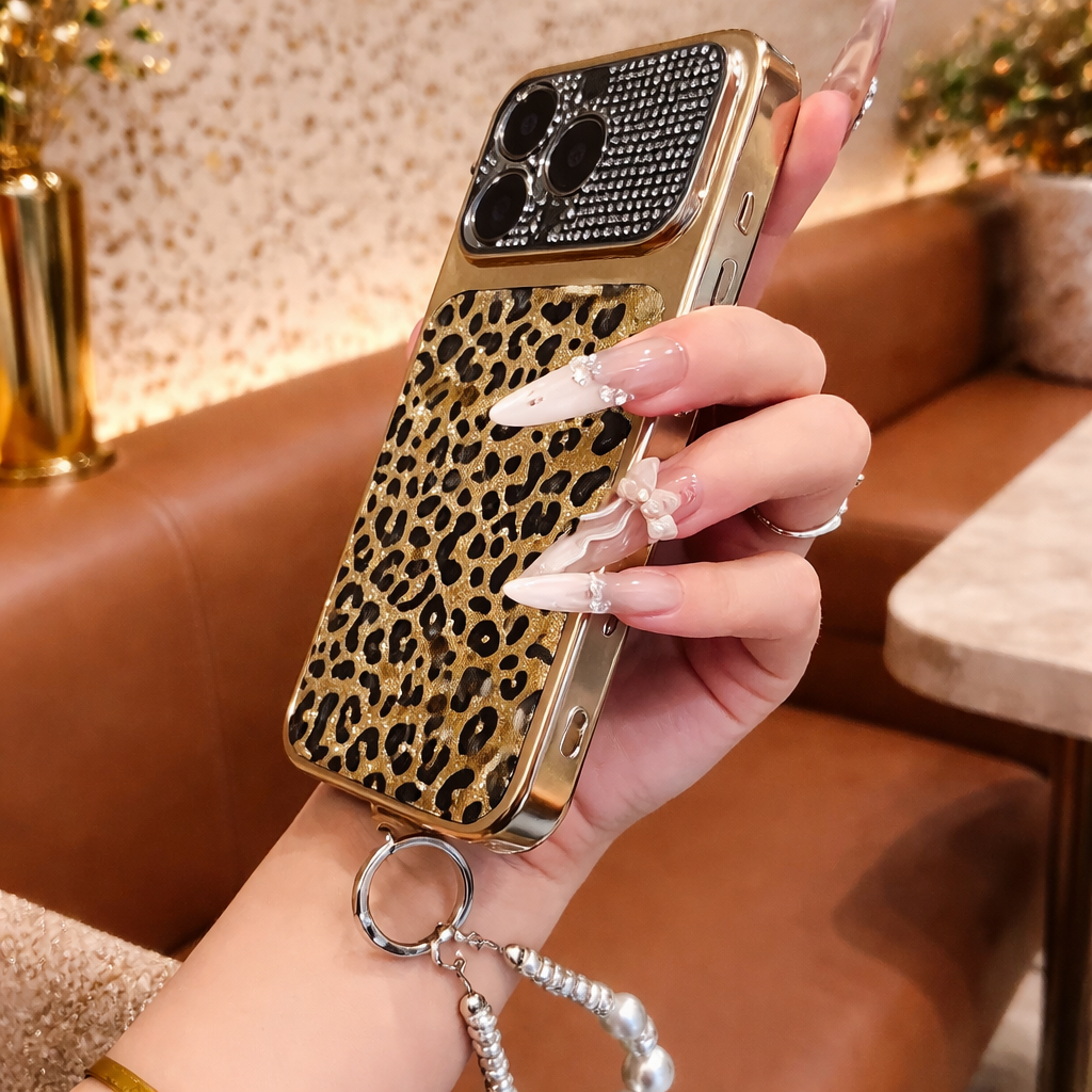 Golden Luxe Leopard Case