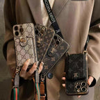 Leather Wallet Case With Sling