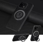 Faux Leather Case With Rotatable Kickstand