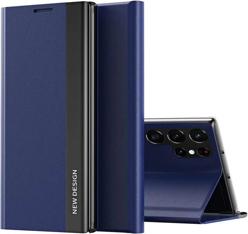 PU Leather Side Window Flip Case