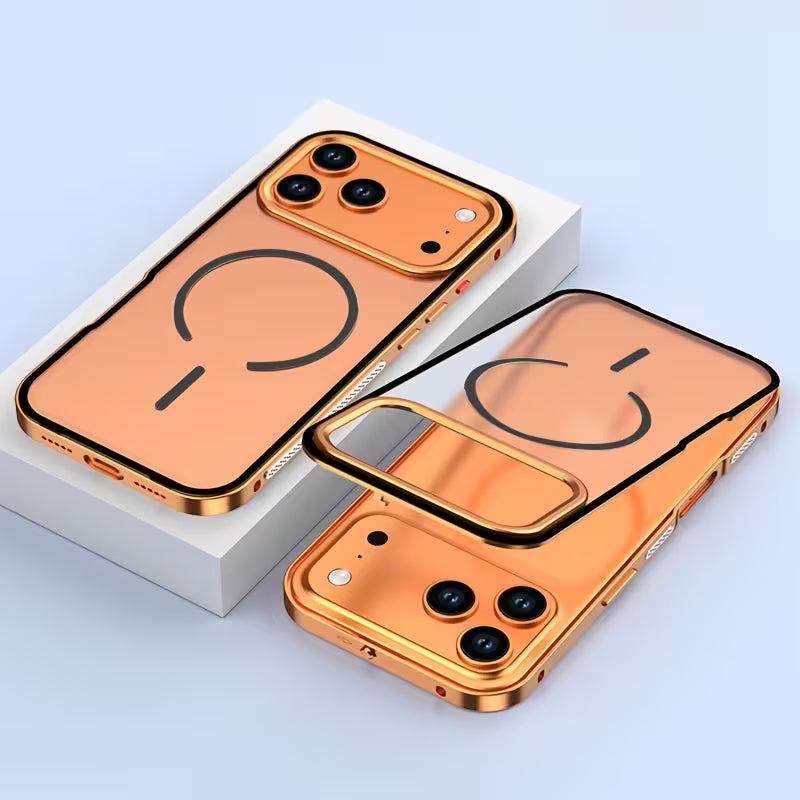 Magnetic Frosted Metal Case