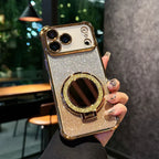 Glitter Mirror Magnetic Bracket Case