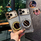 Glitter Mirror Magnetic Bracket Case