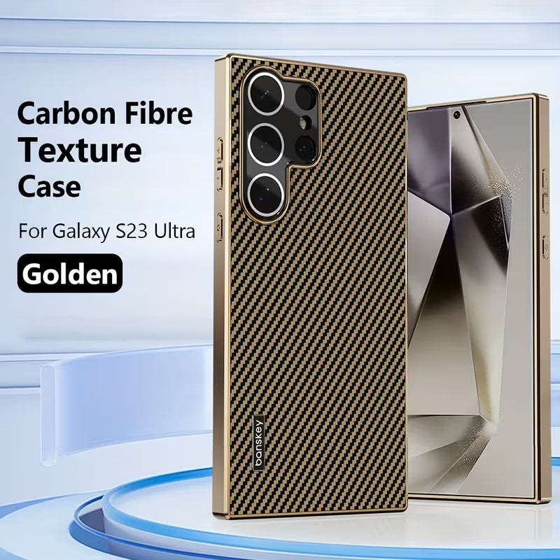 Carbon Fibre Drop -Proof Lens Case