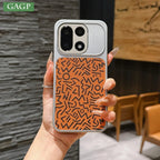 Magsafe Graffiti Painted Leather Case