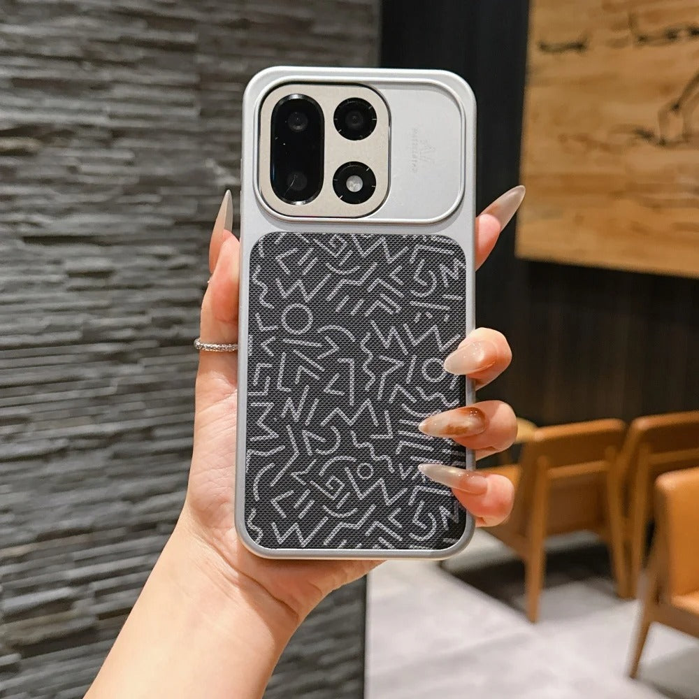 Magsafe Graffiti Painted Leather Case