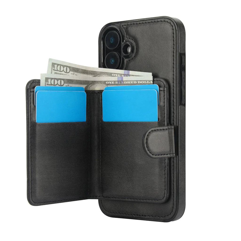 Detachable Magsafe Magnetic Wallet Stand Case